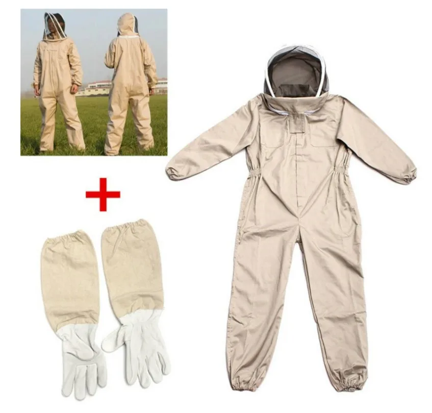 Full Body Beekeeping Clothing Professional Beekeepers Anti-Bee Suit Hood Hat Clothes Cotton Veil Hood Protective+Gloves L XL XXL
Full Body Beekeeping Clothing Professional Beekeepers Anti-Bee Suit Hood Hat Clothes Cotton Veil Hood Protective+Gloves L XL XXL