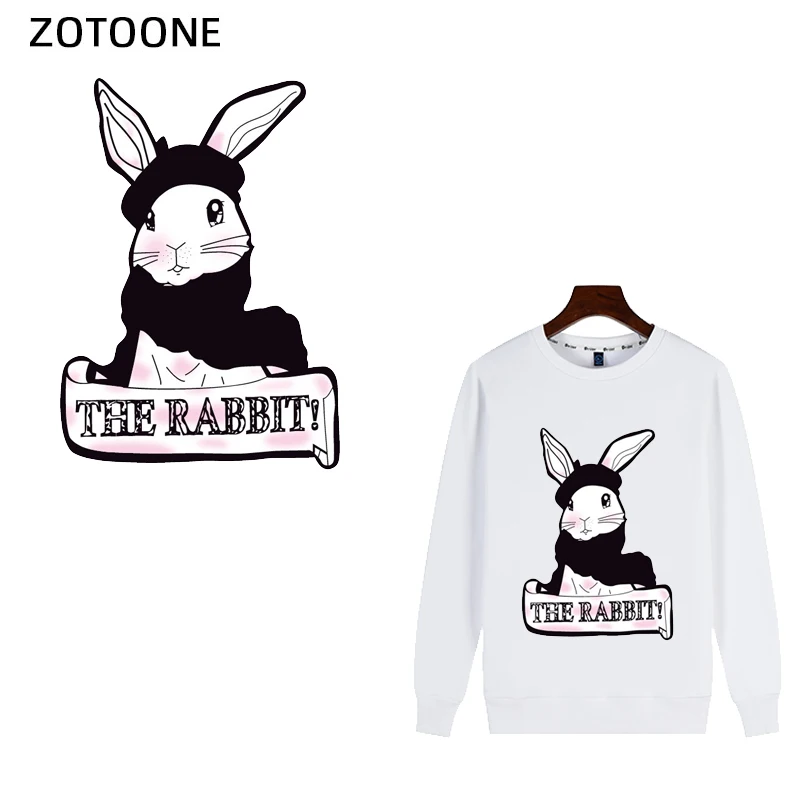 ZOTOONE Cute Rabbit Patches Set Iron on Transfer Patch for T-shirts Girls Kids Clothing DIY Animal Thermo Stickers on Clothes I
ZOTOONE Cute Rabbit Patches Set Iron on Transfer Patch for T-shirts Girls Kids Clothing DIY Animal Thermo Stickers on Clothes I