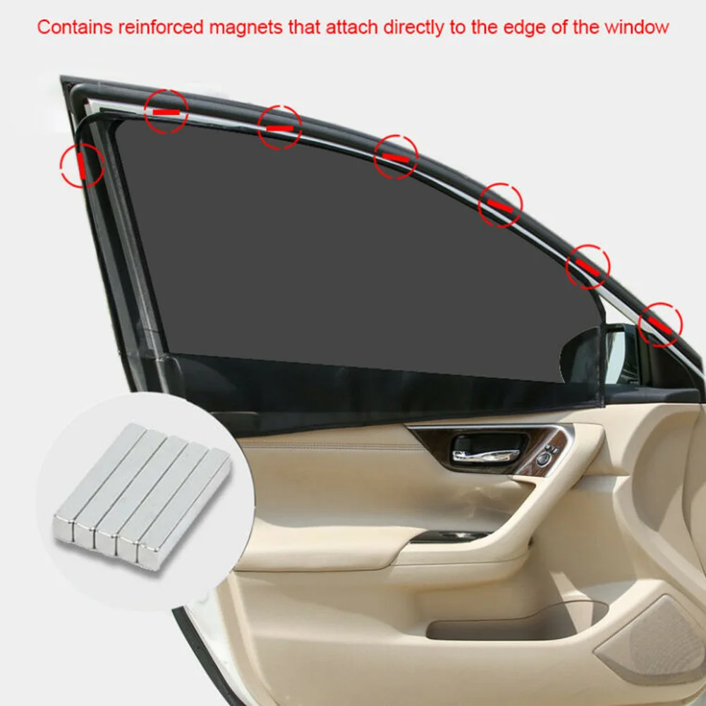 Black Sunshade Curtain Visor Mesh Shield UV Protection Mesh Fabric Magnetic Front+Rear
Black Sunshade Curtain Visor Mesh Shield UV Protection Mesh Fabric Magnetic Front+Rear