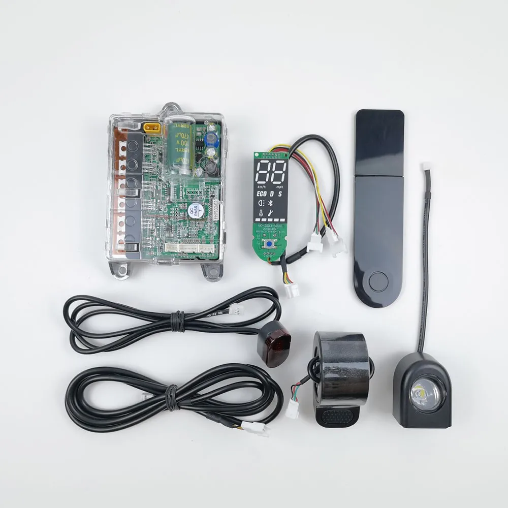 36V 16A 8.5 Inch Digital Display Bluetooth Controller Kit For M365/Pro Electric Scooter Control Board Panel Cover Front Light
36V 16A 8.5 Inch Digital Display Bluetooth Controller Kit For M365/Pro Electric Scooter Control Board Panel Cover Front Light