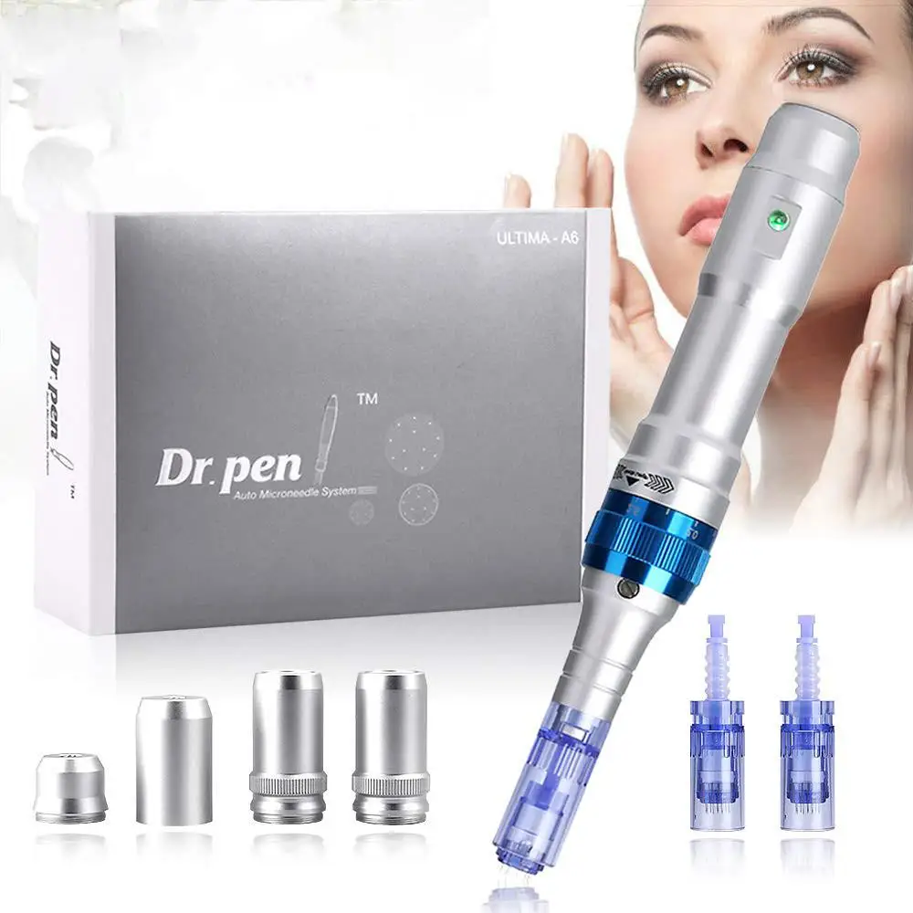 Беспроводной Dr Pen A6 Derma Stamp мощная микроиглая ручка для удаления