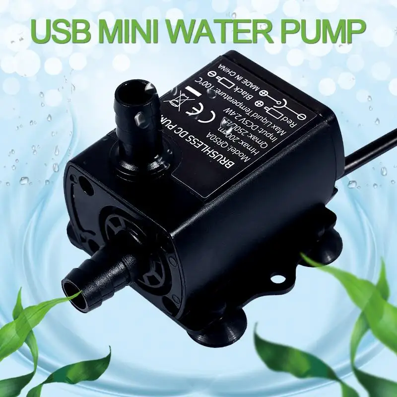Water Pump DC5V Office Aquarium Miniature Landscape Mini Pump Economic USB Plastic Home Rockery Versatile Durable Fish Tank DIY
Water Pump DC5V Office Aquarium Miniature Landscape Mini Pump Economic USB Plastic Home Rockery Versatile Durable Fish Tank DIY
