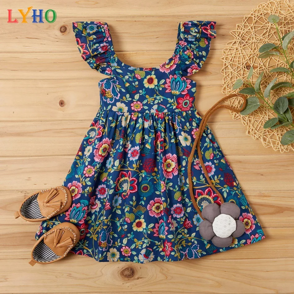 Kids Baby Girls Summer Floral Dress Petal Ruffle Sleeve Casual Fashion Children Dress Sweet Boho Beach Costume
Kids Baby Girls Summer Floral Dress Petal Ruffle Sleeve Casual Fashion Children Dress Sweet Boho Beach Costume