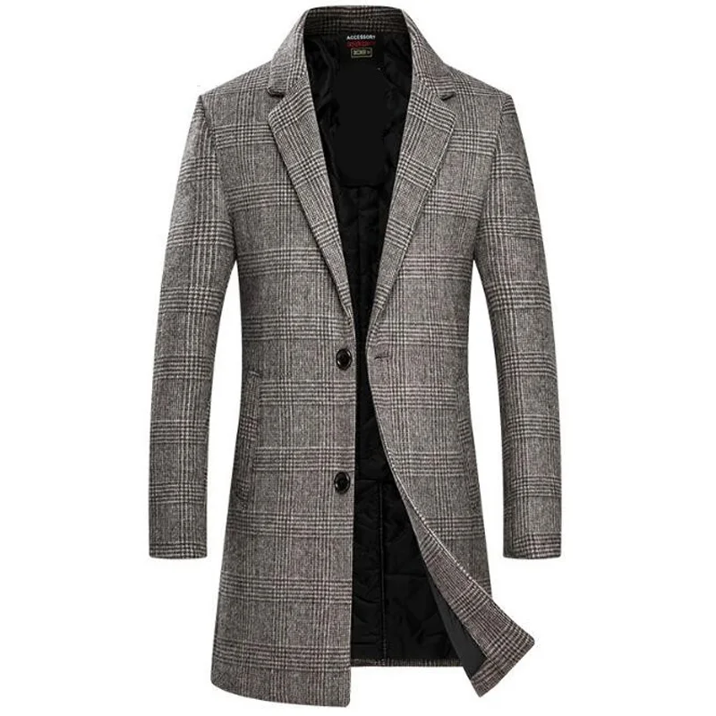 New Fashion Boutique Pure Color Men Woolen Cloth Casual Business Trench Coat Mens Leisure Blends Dust Coats Jackets
New Fashion Boutique Pure Color Men Woolen Cloth Casual Business Trench Coat Mens Leisure Blends Dust Coats Jackets
