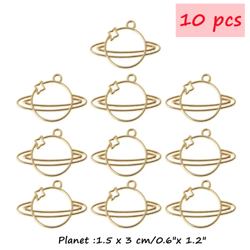 10 pieces set planet shape frame pendant frame inlaid pendant resin DIY crafts jewelry making accessories jewelry tools
10 pieces set planet shape frame pendant frame inlaid pendant resin DIY crafts jewelry making accessories jewelry tools