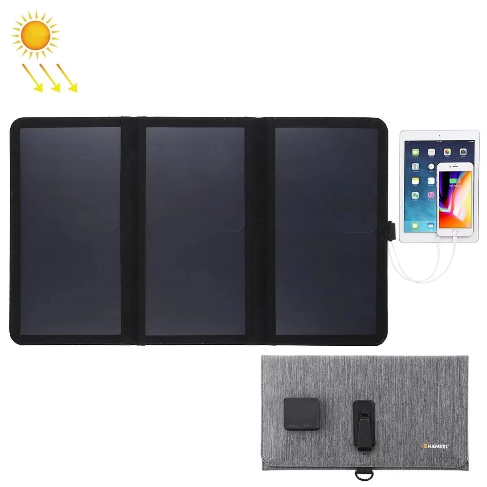 Flexible 14W/21W/28W 2/3/4-FoldUltrathin Solar Panel Charger with 5V/2.2A/3A Max Dual USB Ports Support QC3.0 &AFC
Flexible 14W/21W/28W 2/3/4-FoldUltrathin Solar Panel Charger with 5V/2.2A/3A Max Dual USB Ports Support QC3.0 &AFC