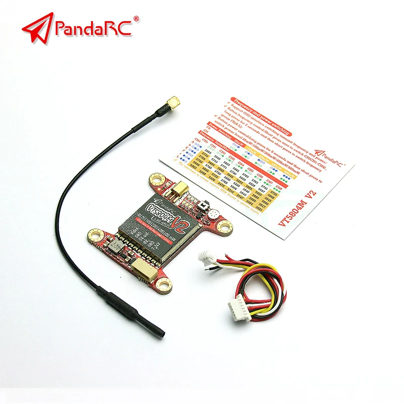 1 шт., передатчик изображения PandaRC VT5804M V2 HV 5,8 ГГц, 48 каналов, 0 МВт-600 мВт
1 шт., передатчик изображения PandaRC VT5804M V2 HV 5,8 ГГц, 48 каналов, 0 МВт-600 мВт