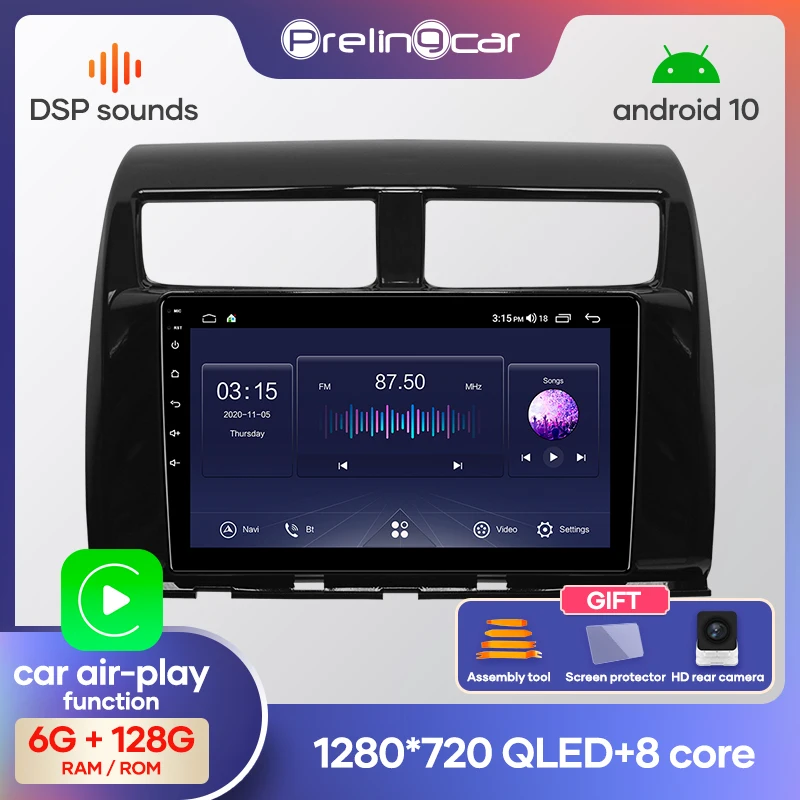 Автомобильный мультимедийный плеер на Android 10 0 для Toyota MYVI icon 2012 2019 радио стерео gps