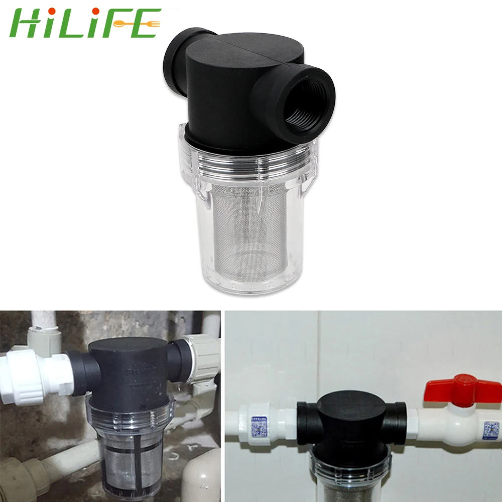 HILIFE Garden Interface Strainer Irrigation High Flow Inline Mesh Strainer Water Pump Filter Pipeline Filter 1Pcs
HILIFE Garden Interface Strainer Irrigation High Flow Inline Mesh Strainer Water Pump Filter Pipeline Filter 1Pcs