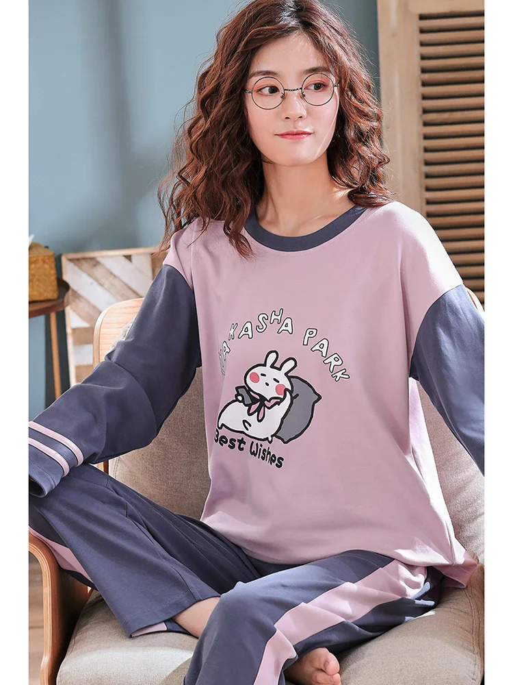 BZEL Hot Sale Women's Pajamas Sets Cartoon Printed Pyjama Soft Sweet Pijama Cute Casual Sleepwear Cotton Nightwear Plus Size 2PC
BZEL Hot Sale Women's Pajamas Sets Cartoon Printed Pyjama Soft Sweet Pijama Cute Casual Sleepwear Cotton Nightwear Plus Size 2PC