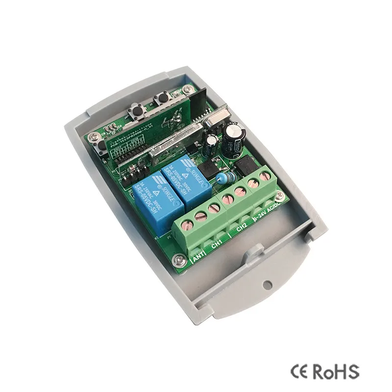 New Arrival Android & iOS APP Control 2 Channel Wifi Receiver Remote Controller Control Board ON/OFF For Garage Door Opener
New Arrival Android & iOS APP Control 2 Channel Wifi Receiver Remote Controller Control Board ON/OFF For Garage Door Opener