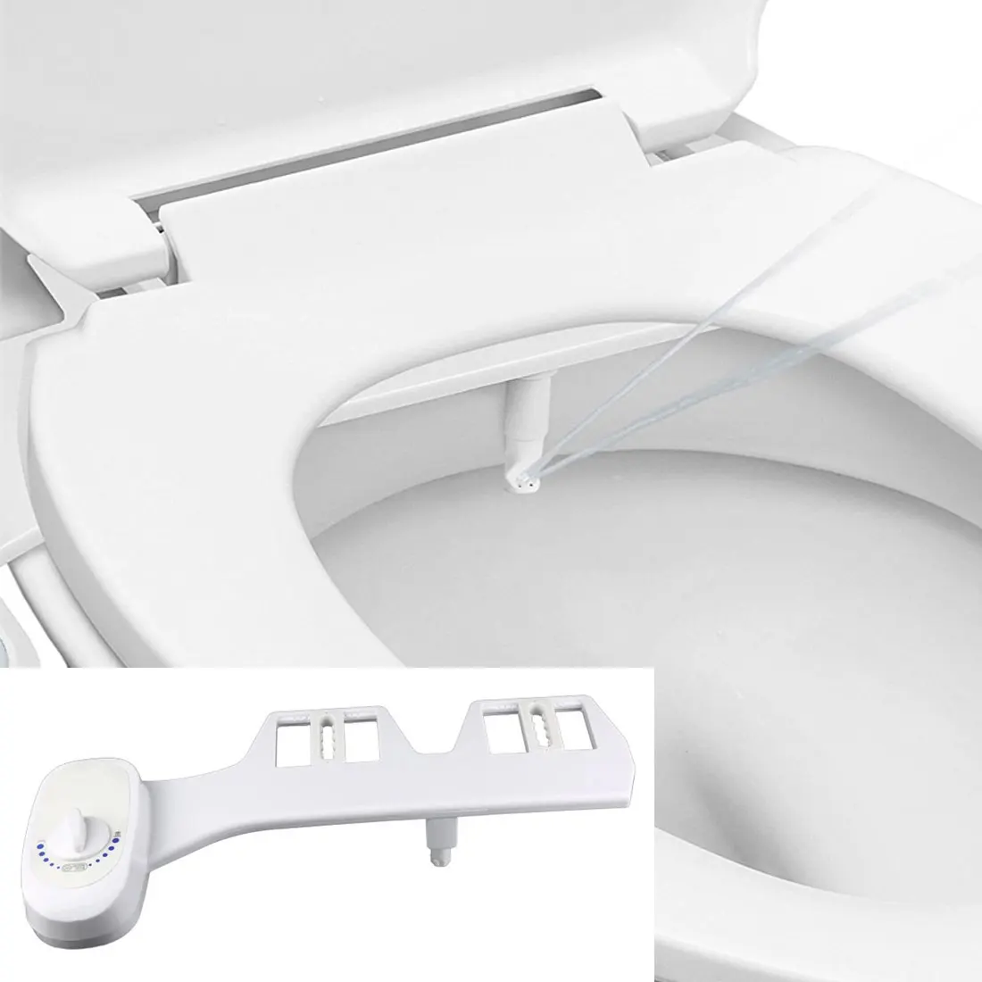 Bidet Fresh Water Spray Mechanical Bidet Toilet Seat Attachment Non-Electric Bidet Sprayer Mechanical Muslim Shattaf Washing
Bidet Fresh Water Spray Mechanical Bidet Toilet Seat Attachment Non-Electric Bidet Sprayer Mechanical Muslim Shattaf Washing