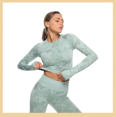 Seamless yoga clothing suit high elasticity hollow quick-drying long sleeve fitness yoga two-piece suit
Seamless yoga clothing suit high elasticity hollow quick-drying long sleeve fitness yoga two-piece suit