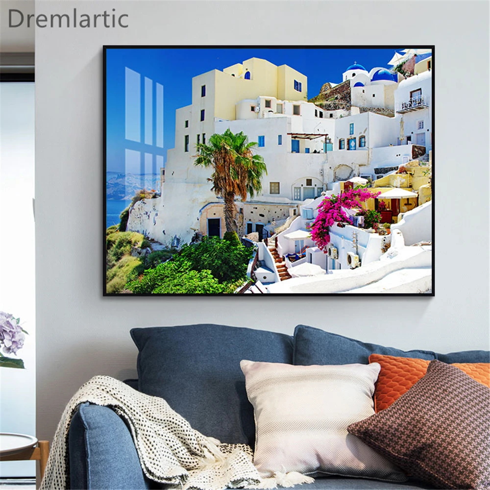 Santorini Wall Art Print Poster Canvas Silk Cloth Pictures Bed Bar Cafe Living Room Decor#21-0121-45
Santorini Wall Art Print Poster Canvas Silk Cloth Pictures Bed Bar Cafe Living Room Decor#21-0121-45