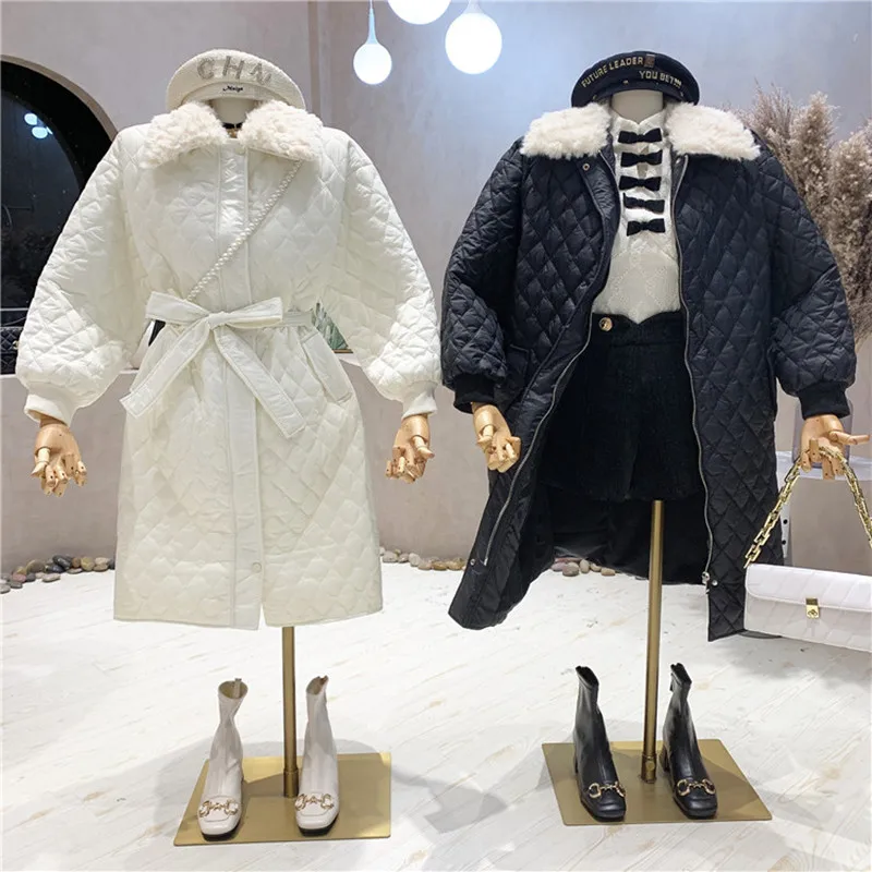 New Women's Clothing 2021 Winter Loose Plaid versatile Jacket long sleeve medium length Lapel warm cotton-padded clothes coat
New Women's Clothing 2021 Winter Loose Plaid versatile Jacket long sleeve medium length Lapel warm cotton-padded clothes coat