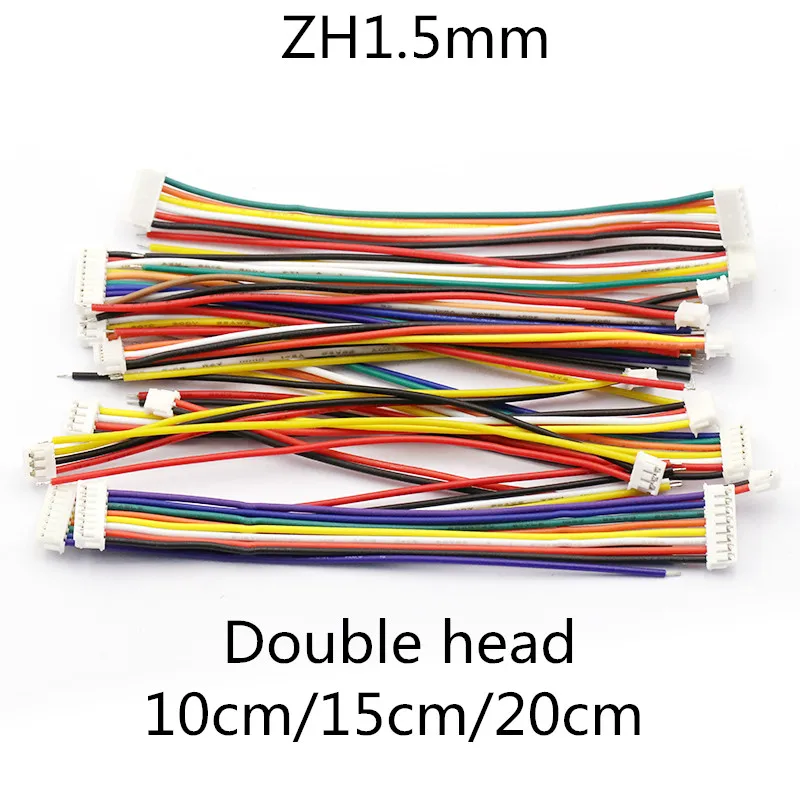 5pcs ZH1.5mm 2/3/4/5/6/7/8/9/10P Female Female Double Connector with Flat Cable 10/15/20cm Same/ Reverse direction
5pcs ZH1.5mm 2/3/4/5/6/7/8/9/10P Female Female Double Connector with Flat Cable 10/15/20cm Same/ Reverse direction
