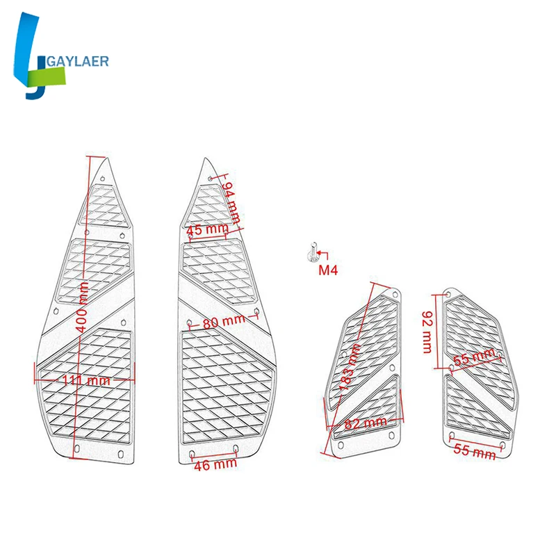 Front Rear Footrest Pedal Motorbike Footboard Steps Foot Plate Pad for Yamaha XMAX 300 2017 2018 X MAX 250 All year 
Front Rear Footrest Pedal Motorbike Footboard Steps Foot Plate Pad for Yamaha XMAX 300 2017 2018 X MAX 250 All year