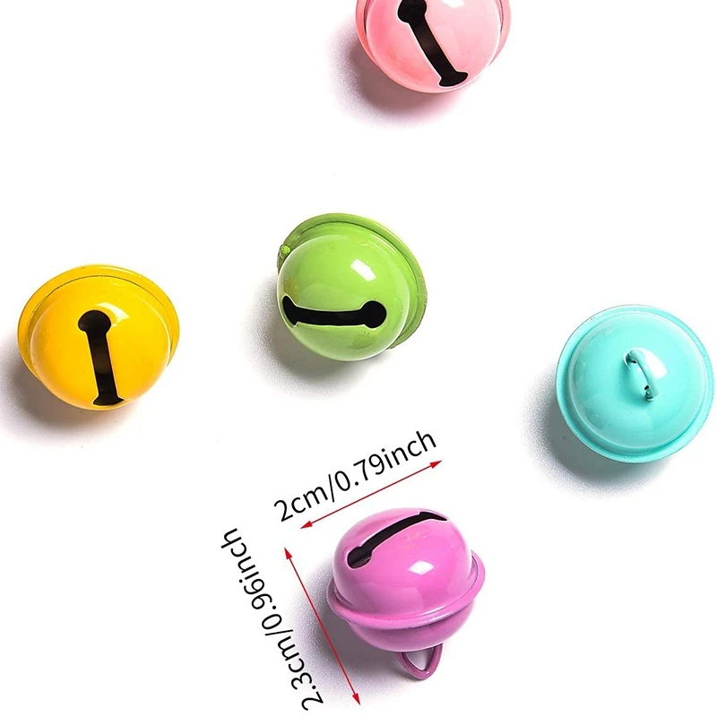 Christmas Crafts Bells Jingle Bells, 22mm Big Bells DIY Bells for DIY Bracelet Anklets Jewelry Making(Colorful,50Pcs)
Christmas Crafts Bells Jingle Bells, 22mm Big Bells DIY Bells for DIY Bracelet Anklets Jewelry Making(Colorful,50Pcs)