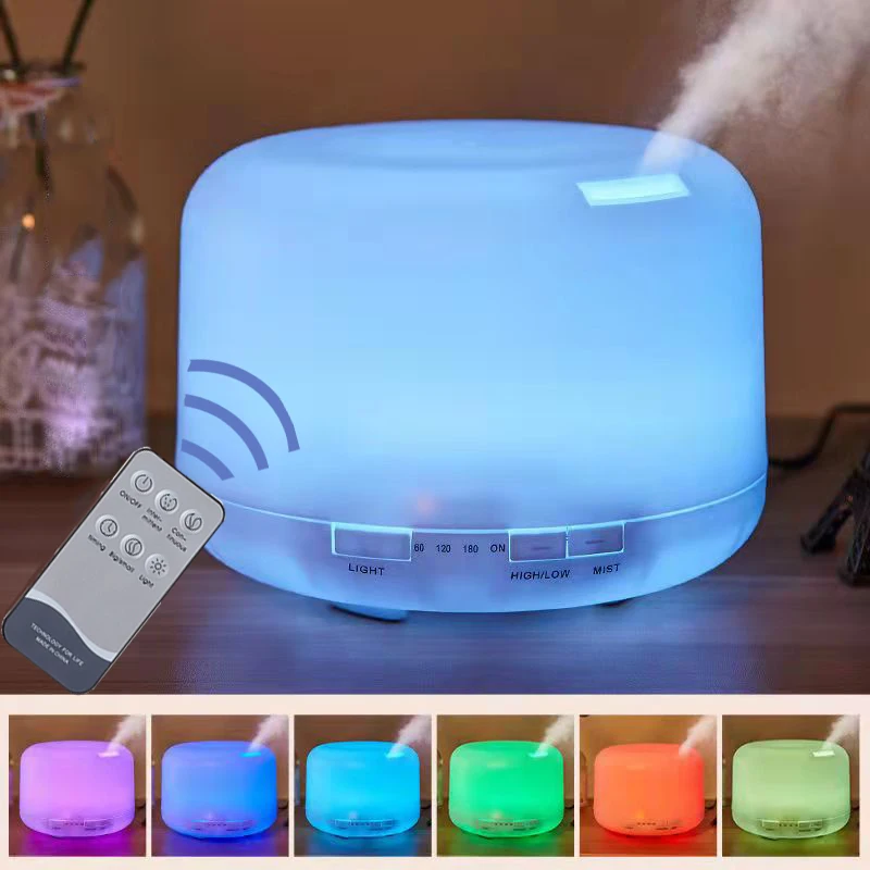 500ML Air Humidifier Aroma Essential Oil Diffuser Led Colorful Light Ultrasonic Mist Maker Air Humidifier For Home And Bedroom
500ML Air Humidifier Aroma Essential Oil Diffuser Led Colorful Light Ultrasonic Mist Maker Air Humidifier For Home And Bedroom