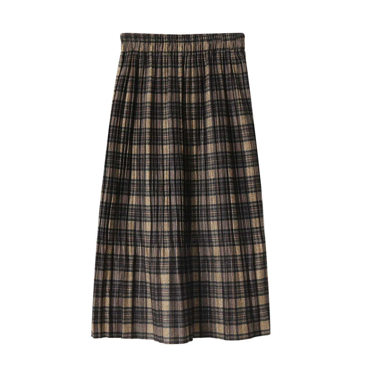 2021 Skirt Female Retro Plaid Spring Fan Long Skirt A Line High Waist Student New Arrival Fashion Girl Female Fashion Fit 
2021 Skirt Female Retro Plaid Spring Fan Long Skirt A Line High Waist Student New Arrival Fashion Girl Female Fashion Fit