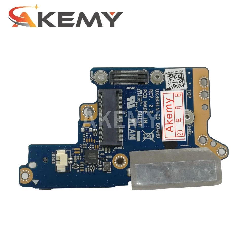 Original X303L Board For ASUS UX303 U303L UX303LN UX303LA Laptop Audio USB IO Board Interface Board
Original X303L Board For ASUS UX303 U303L UX303LN UX303LA Laptop Audio USB IO Board Interface Board