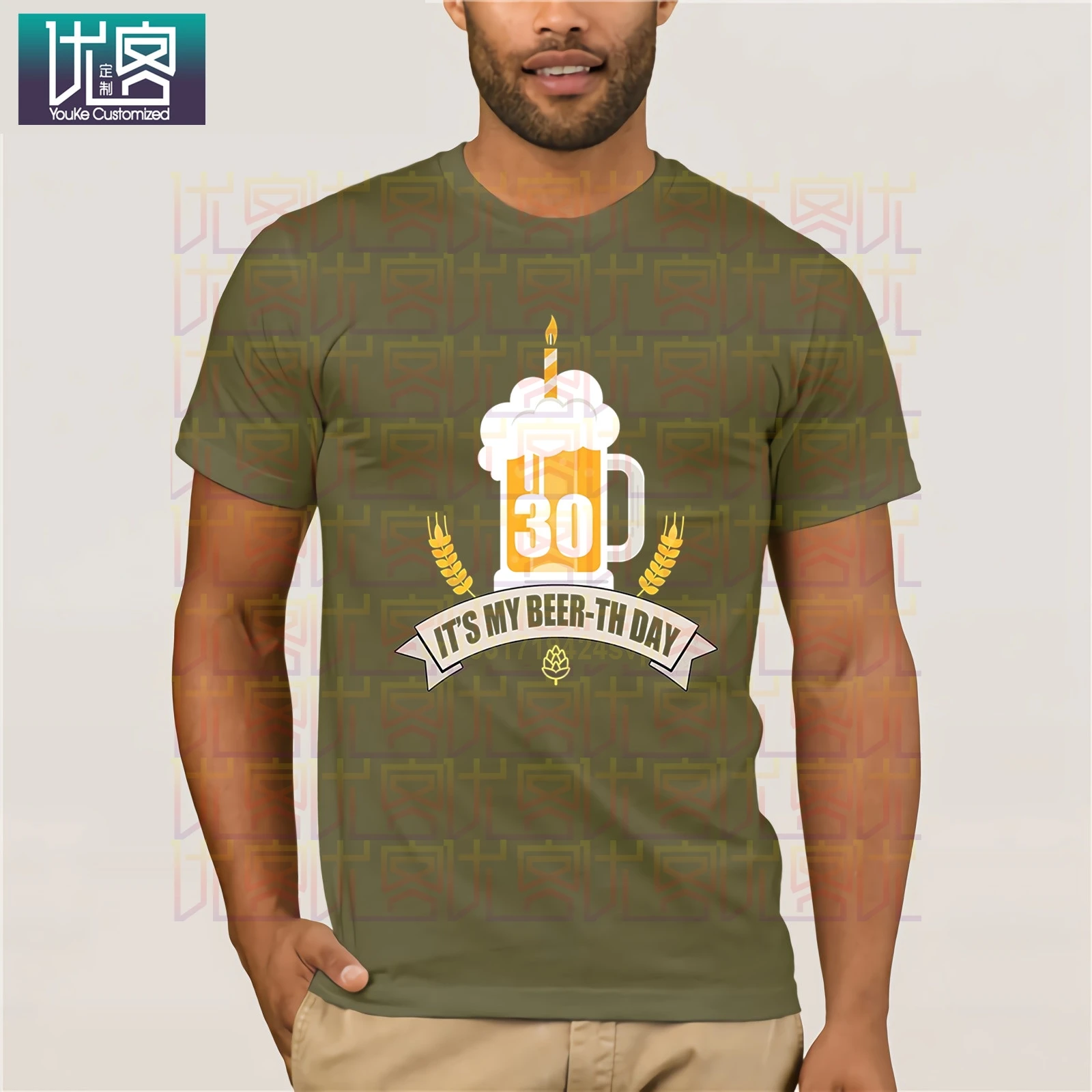 100% cotton o-neck custom printed T shirt 30th Birthday T shirt Its my Beerth Day Funny Beer Shirt Homme Tops tees s-4XL
100% cotton o-neck custom printed T shirt 30th Birthday T shirt Its my Beerth Day Funny Beer Shirt Homme Tops tees s-4XL