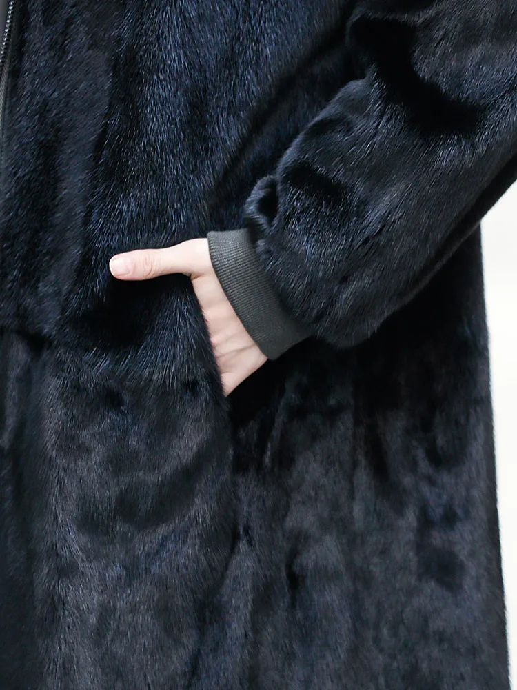 fashion mink fur mink Nirvana hooded double-sided Parker coat fur coat for women
fashion mink fur mink Nirvana hooded double-sided Parker coat fur coat for women