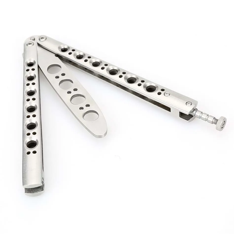 NEW BM40 Stainless Steel Folding Knife Butterfly Practice Butterfly In Training Knife Latch Knife Butterfly Trainer
NEW BM40 Stainless Steel Folding Knife Butterfly Practice Butterfly In Training Knife Latch Knife Butterfly Trainer