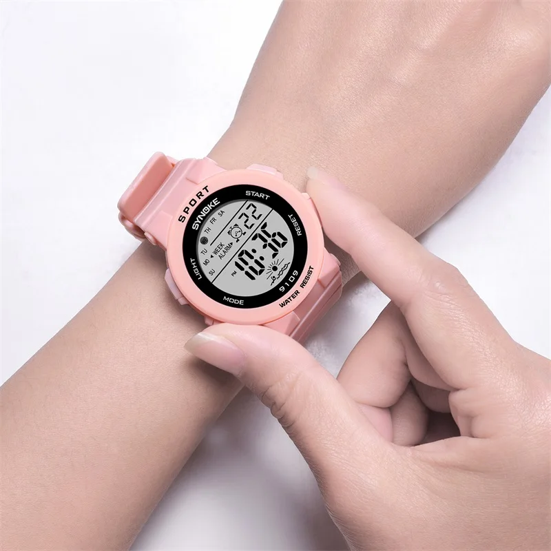 SYNOKE Digital Watch Girl Waterproof Watch Women INS Girl Fashion Sport ALarm Date Rubber Shock Resistant Watches
SYNOKE Digital Watch Girl Waterproof Watch Women INS Girl Fashion Sport ALarm Date Rubber Shock Resistant Watches