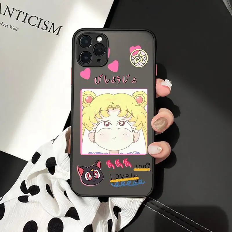 Cute Japanese Anime Sailor Moon Phone Case matte transparent For iphone 7 8 11 12 plus mini x xs xr pro max cover
Cute Japanese Anime Sailor Moon Phone Case matte transparent For iphone 7 8 11 12 plus mini x xs xr pro max cover