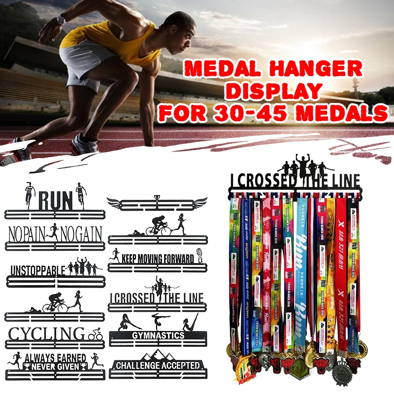 Medal Hanger Holder Display Rack Sport Medal Running Swim Football Basketball marathons Gift Home Decor
Medal Hanger Holder Display Rack Sport Medal Running Swim Football Basketball marathons Gift Home Decor