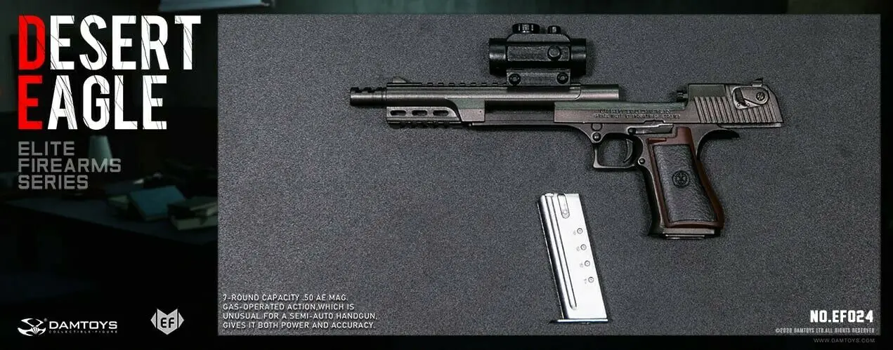 DAMTOYS 1/6 Set .50 Desert Eagle Pistol EF025 EF024 Figure Model Accessories Toy
DAMTOYS 1/6 Set .50 Desert Eagle Pistol EF025 EF024 Figure Model Accessories Toy