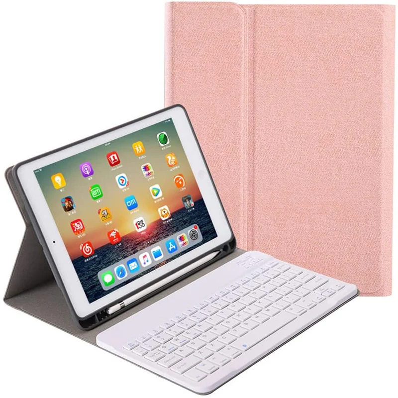 Для iPad 10 2 7th поколения Bluetooth клавиатура чехол для Air 3 5 apple pro крышка|Чехлы планшетов