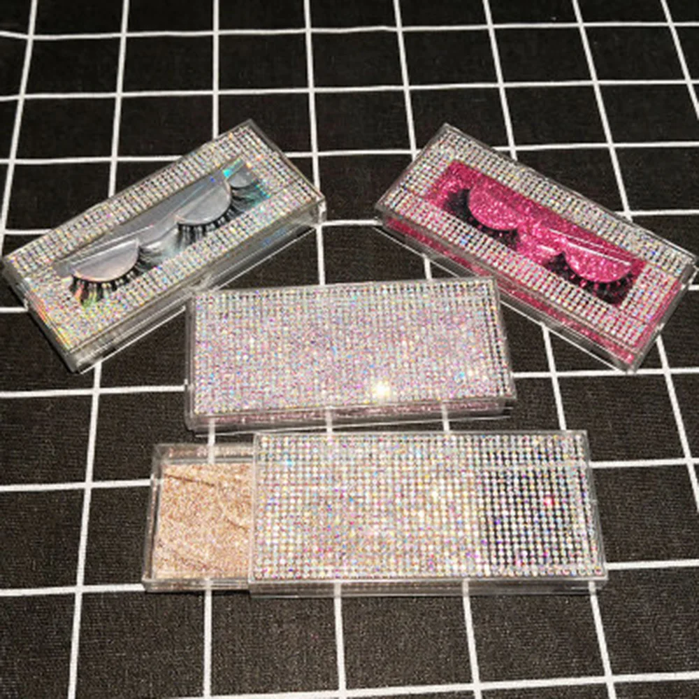 Diamond Glitter Empty Eyelash Case False Eyelash Storage Box With Clear Tray,plastic Eyelash Packaging Box Drawer For Women
Diamond Glitter Empty Eyelash Case False Eyelash Storage Box With Clear Tray,plastic Eyelash Packaging Box Drawer For Women