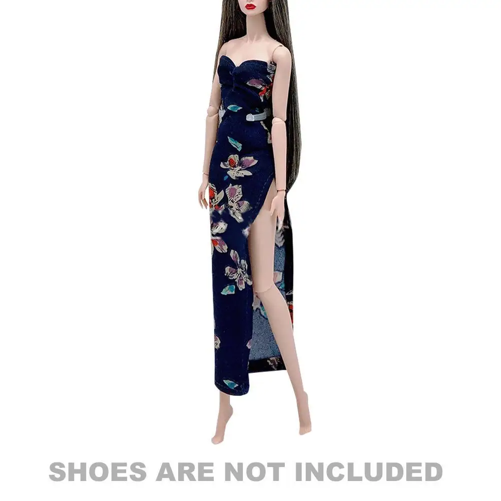 Black Flower Slits Close-fitting Long Dress Dress Up Doll Educational Inches Dolls Inches Suitable -12 For 11.5 Toys E6T5
Black Flower Slits Close-fitting Long Dress Dress Up Doll Educational Inches Dolls Inches Suitable -12 For 11.5 Toys E6T5