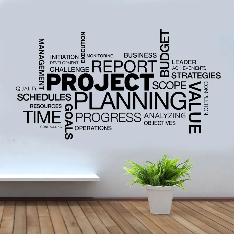Vinyl Wall Decal Project Planning Quotes Wall Sticker Vinyl Interior Decoration Office Business Decals Removable Murals M21
Vinyl Wall Decal Project Planning Quotes Wall Sticker Vinyl Interior Decoration Office Business Decals Removable Murals M21