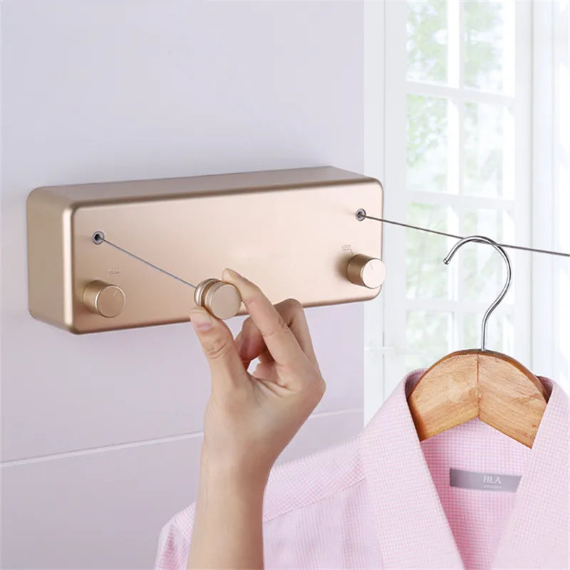 Clothesline Home 4M steel wire Invisible Wall Hanger Indoor Retractable Solid Clothesline Retractable Clothesline clothes dryer
Clothesline Home 4M steel wire Invisible Wall Hanger Indoor Retractable Solid Clothesline Retractable Clothesline clothes dryer