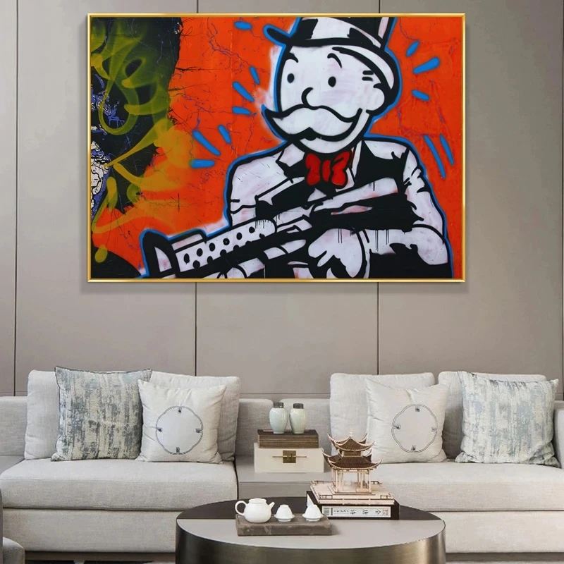 Canvas Monopoly X Scarface Artwork Poster Wall Art Canvas Prints Modern Painting Wall Picture for Living Room Home Decoration
Canvas Monopoly X Scarface Artwork Poster Wall Art Canvas Prints Modern Painting Wall Picture for Living Room Home Decoration