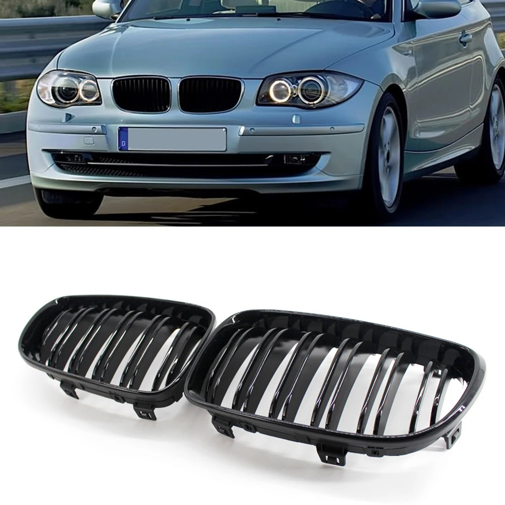 Car Lights Decoration Frame Accessory Front Kidney Grille Grill for BMW E81 3-Door E87 5-Door Double Slat Gloss Black
Car Lights Decoration Frame Accessory Front Kidney Grille Grill for BMW E81 3-Door E87 5-Door Double Slat Gloss Black