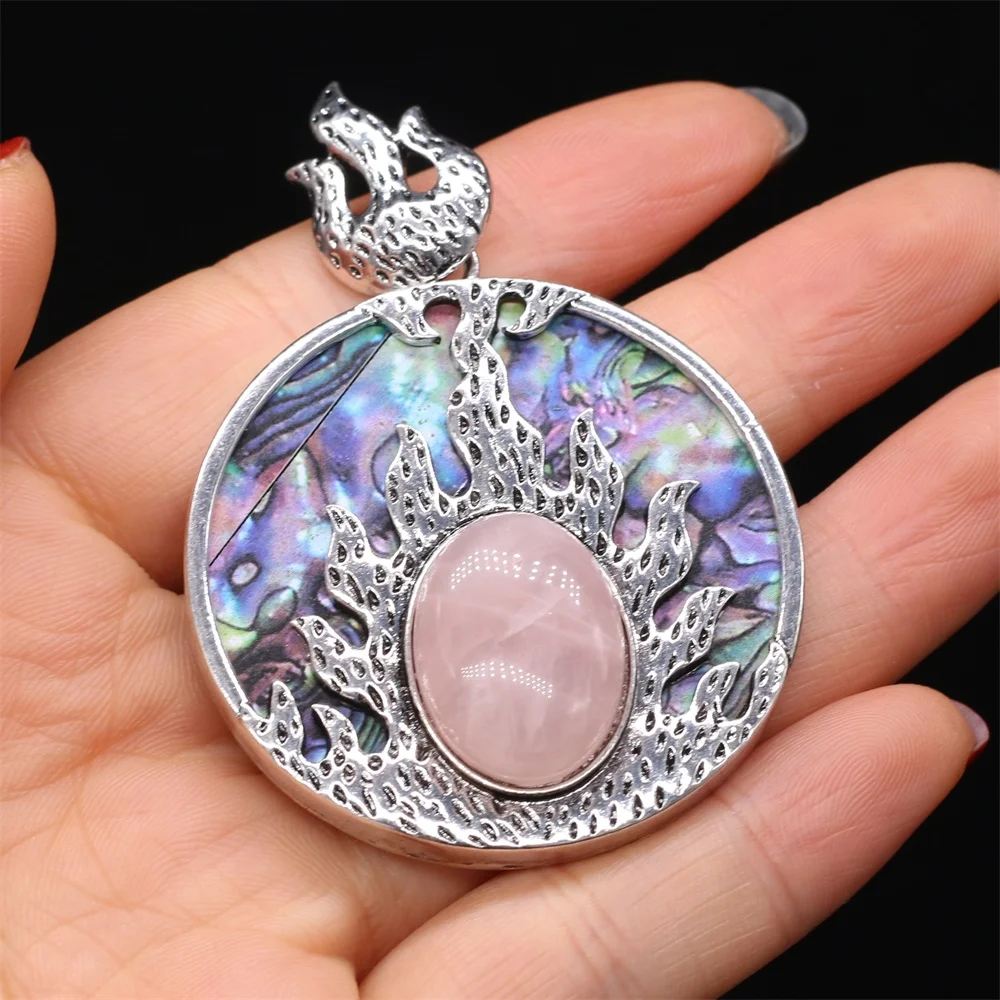 Natural Shell Penant Exquisite Pattern Round Shape Shell Pendant Charms for Making DIY Women Jewerly Necklace Size 45x45mm
Natural Shell Penant Exquisite Pattern Round Shape Shell Pendant Charms for Making DIY Women Jewerly Necklace Size 45x45mm