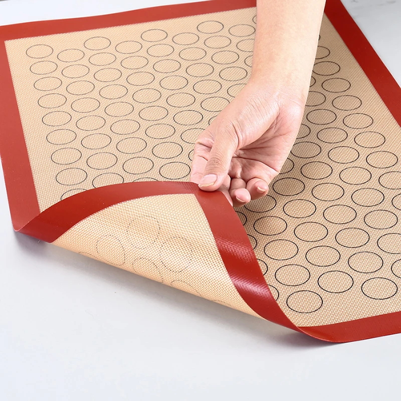 Силиконовая выпечка пирожных макарон коврик-антипригарный силиконовый вкладыш