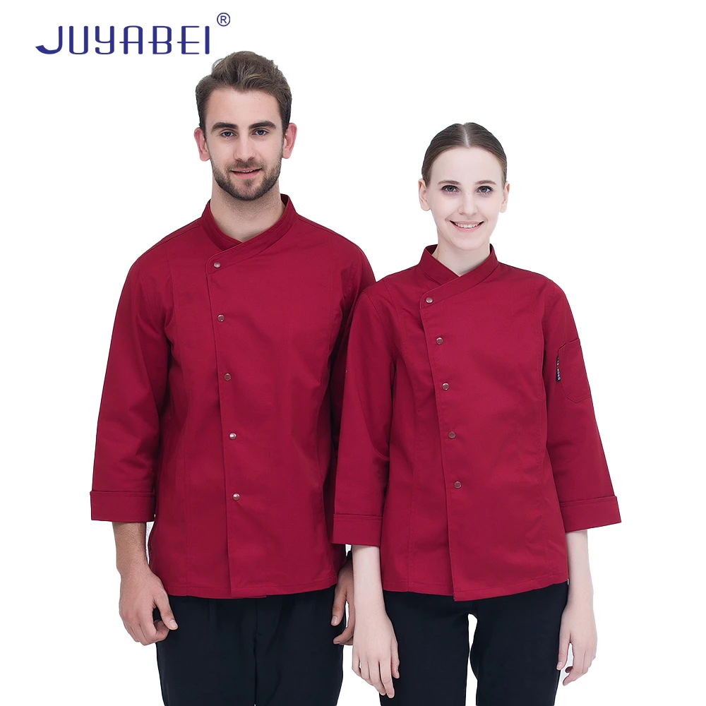 Chef Jacket Men Women Kitchen Cook Jacket Long Sleeve Unisex Autumn Restaurant Waiter Pastry Cocinero Barbearia Bakery Uniform
Chef Jacket Men Women Kitchen Cook Jacket Long Sleeve Unisex Autumn Restaurant Waiter Pastry Cocinero Barbearia Bakery Uniform