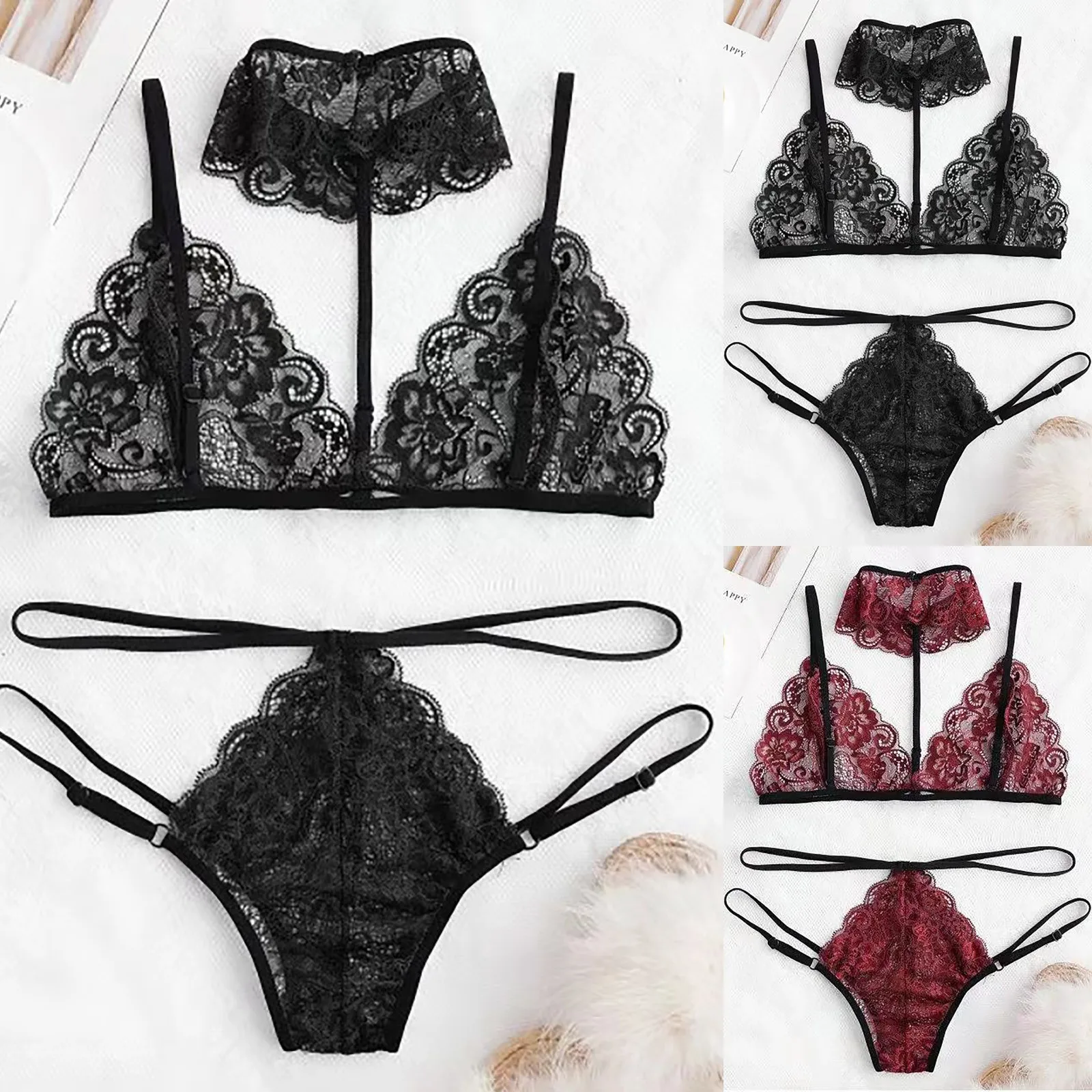 Sexy Lingerie Lace Embroidery Bra Sets For Women Wireless Intimates Comfortable Underwear Solid Color Lingerie Bralette Set
Sexy Lingerie Lace Embroidery Bra Sets For Women Wireless Intimates Comfortable Underwear Solid Color Lingerie Bralette Set