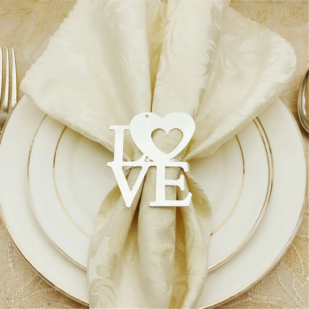 12PCS/Metal Wedding LOVE Love Napkin Ring Western Table Decoration Decoration Wedding Engagement Valentine's Day Supplies
12PCS/Metal Wedding LOVE Love Napkin Ring Western Table Decoration Decoration Wedding Engagement Valentine's Day Supplies