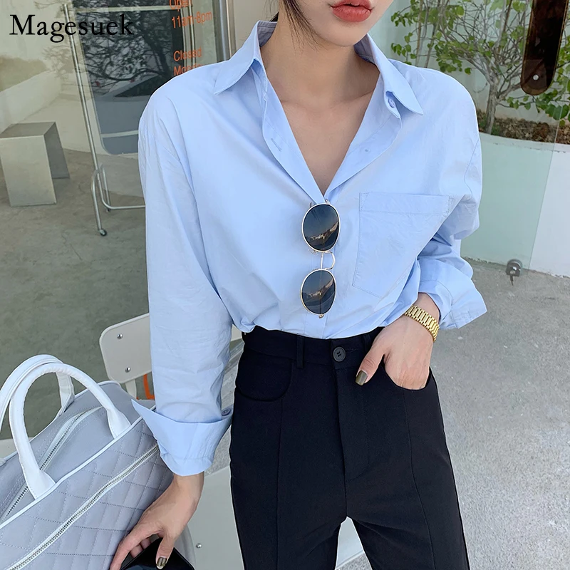 Korean Solid Cotton Button Casual Shirts Blouse Women Long Sleeve Loose Blouses Tops Spring Turn-down Collar Shirt Female 13803
Korean Solid Cotton Button Casual Shirts Blouse Women Long Sleeve Loose Blouses Tops Spring Turn-down Collar Shirt Female 13803