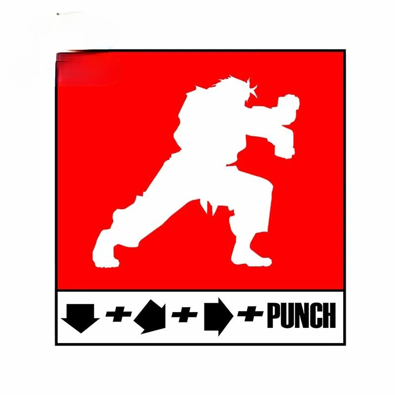 For Fighter Combo Punch Arcade Car Sticker Vinyl Anime Personality Occlusion Scratch Window Trunk Decal Cover Scratches PVC13cm
For Fighter Combo Punch Arcade Car Sticker Vinyl Anime Personality Occlusion Scratch Window Trunk Decal Cover Scratches PVC13cm
