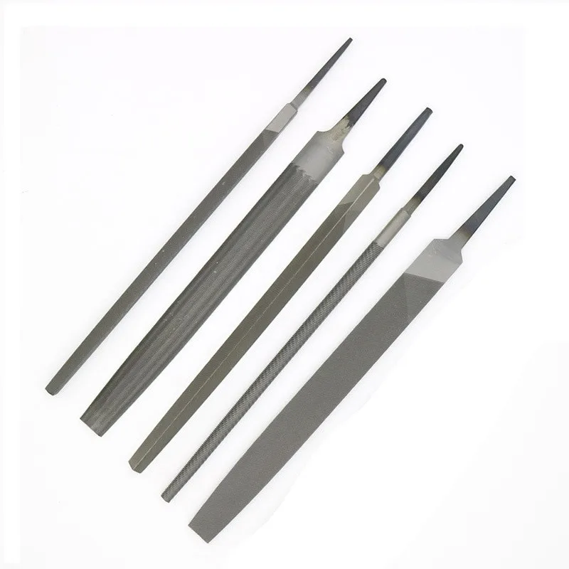 5 Pcs 6 Inch Industrial Steel Files Set Flat/Round/Half Round/Triangle/Square For Grinding And Polishing Workshop Equipment
5 Pcs 6 Inch Industrial Steel Files Set Flat/Round/Half Round/Triangle/Square For Grinding And Polishing Workshop Equipment