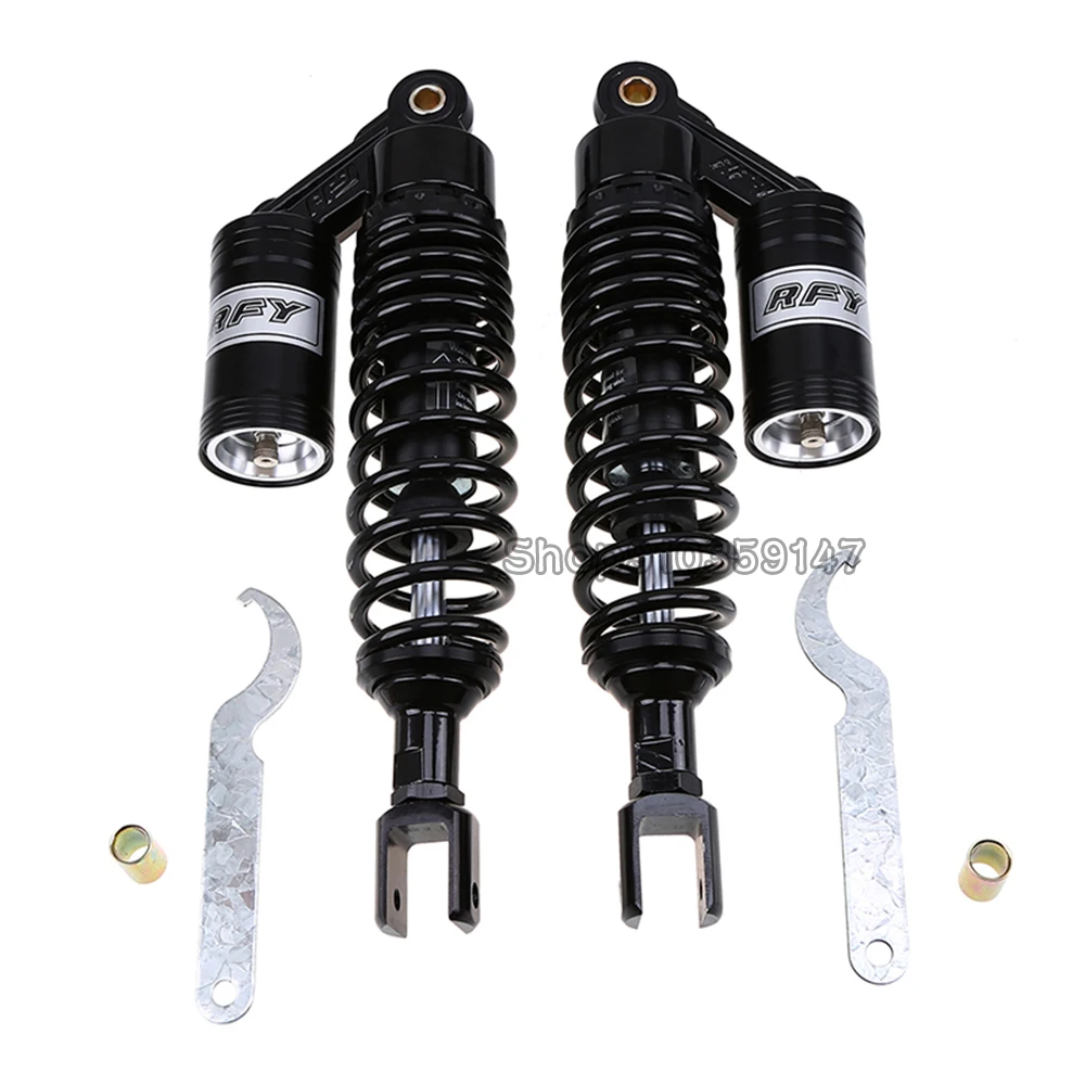 340mm 13.5" Universal Motorcycle Air Shock Absorbers Fits for Honda Most ATV Go Kart Quad Dirt Sport Clevis End Green Black
340mm 13.5" Universal Motorcycle Air Shock Absorbers Fits for Honda Most ATV Go Kart Quad Dirt Sport Clevis End Green Black