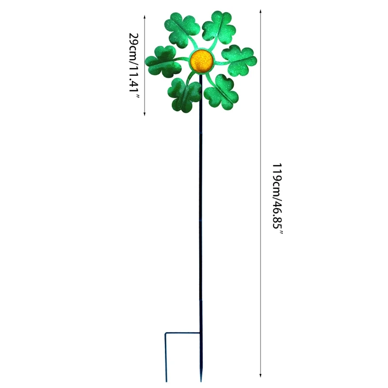 47" Tall Windmill Leaf Yard Winnower Garden Stake Ornament Rotating Wind Spinner Outdoor Yard Lawn Decoration
47" Tall Windmill Leaf Yard Winnower Garden Stake Ornament Rotating Wind Spinner Outdoor Yard Lawn Decoration