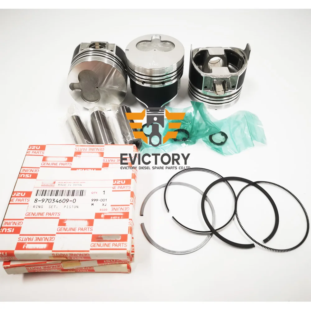 For Isuzu 3LB1 piston + piston ring set
For Isuzu 3LB1 piston + piston ring set